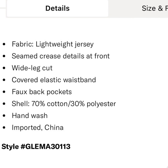 Victor Glemaud Shopbop Brown High-Rise Wide Leg Sweater Trousers Pants Large - Picture 9 of 13